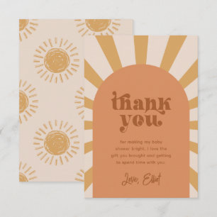 Here Comes The Sun Thank You Card