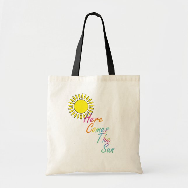 Here Comes The Sun Tote Bag (Front)