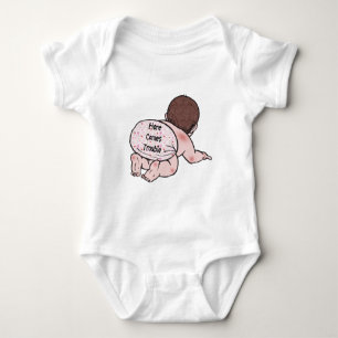 Here Comes Trouble Baby Bodysuit