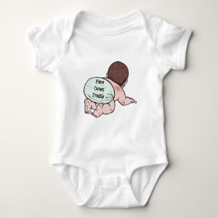 Here Comes Trouble Baby Bodysuit