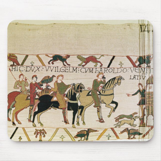 Here Duke William goes with Harold to his Mouse Mat (Front)