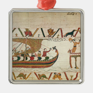 Here Earl Harold  returns to England Metal Tree Decoration