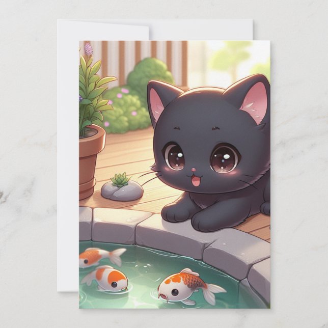 Here Fishy Fishy! Invitation (Front)