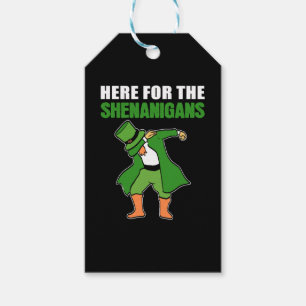 Here for Shenanigans Stoner Or Smoker Gift Tags
