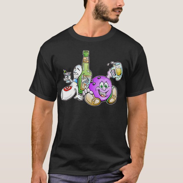 Here for the Beer! T-Shirt (Front)