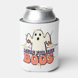 Here For The Boos Ghost Can Cooler