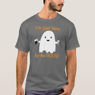 Here For The Boos Halloween Drinking Shirt