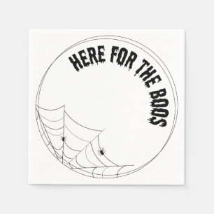 here for the boos luxury napkin - halloween