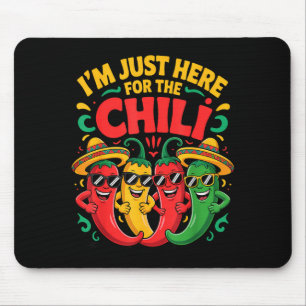 Here for the chilli funny chilli cook off team cre mouse mat