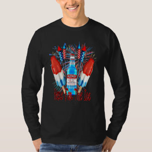 Here For The Ice Smirnoffs 4th Of July Drinking T-Shirt