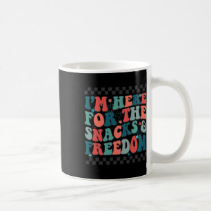 Here For The Snacks And Freedom 4th Of July Boys G Coffee Mug