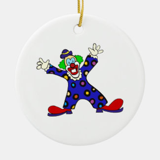 Here I Am Clown Ceramic Tree Decoration