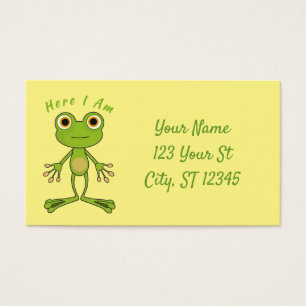 Here I am cute frog Thunder_Cove