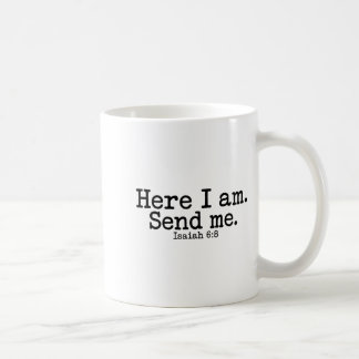 Here I Am Lord Send Me T Christian Faith Religion Coffee Mug