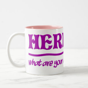 Here I Am mug - choose style & colour