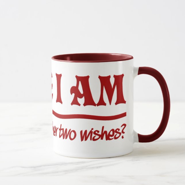 Here I Am mug - choose style & colour (Right)