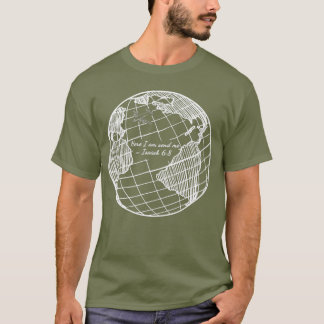Here I am send me Isaiah 68 Christian Missionary T-Shirt