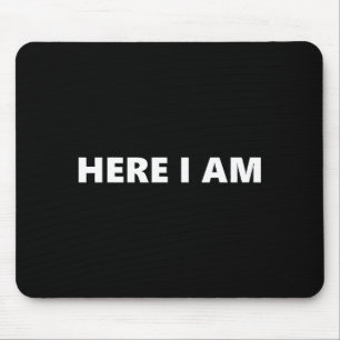 Here I Am Send Me Isaiah 6_8 Christian Faith Bible Mouse Mat