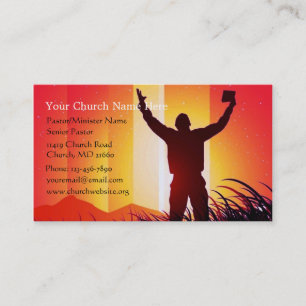 Here I Am to Worship Business/Ministry Card