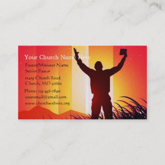 Here I Am to Worship Business/Ministry Card