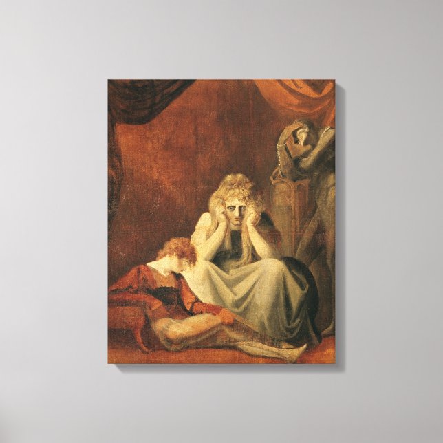 Here I and Sorrow Sit' Canvas Print (Front)