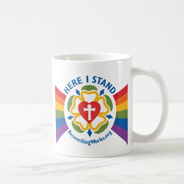 "Here I Stand" mug (Right)