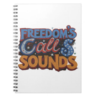 here is a note book  design with the text "Free