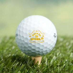 Here is the world golf balls