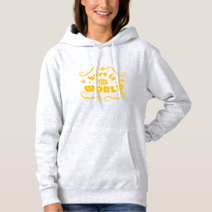 Here is the world hoodie