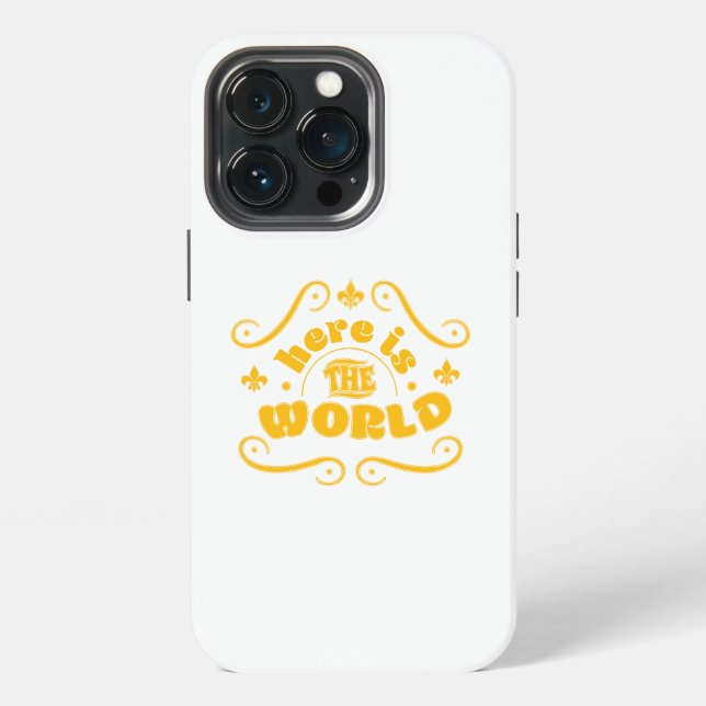 Here is the world iPhone case (Back)