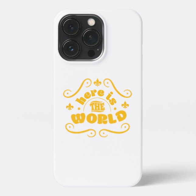 Here is the world iPhone case (Back)