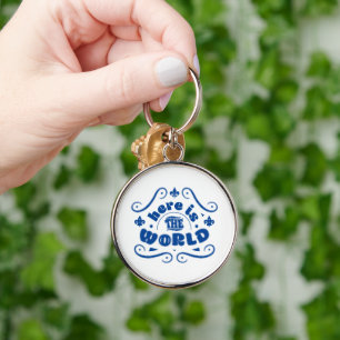 Here is the world key ring