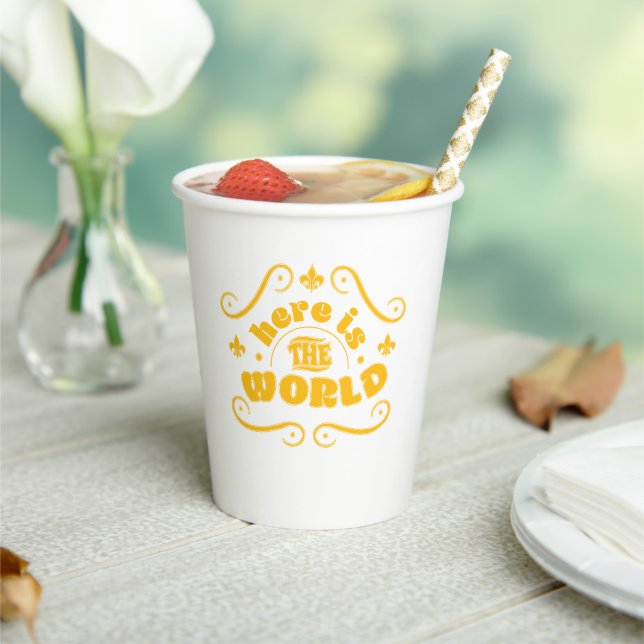 Here is the world paper cups (Insitu)