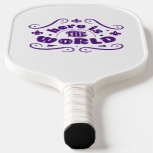 Here is the world pickleball paddle