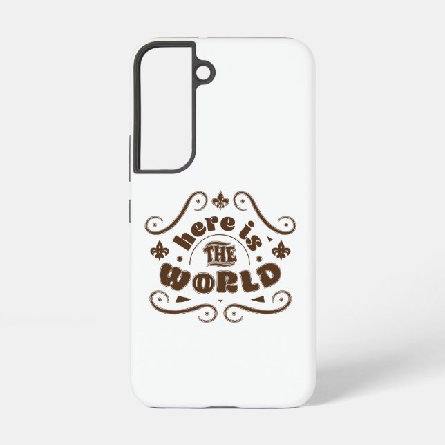 Here is the world samsung galaxy s22 case (Back)