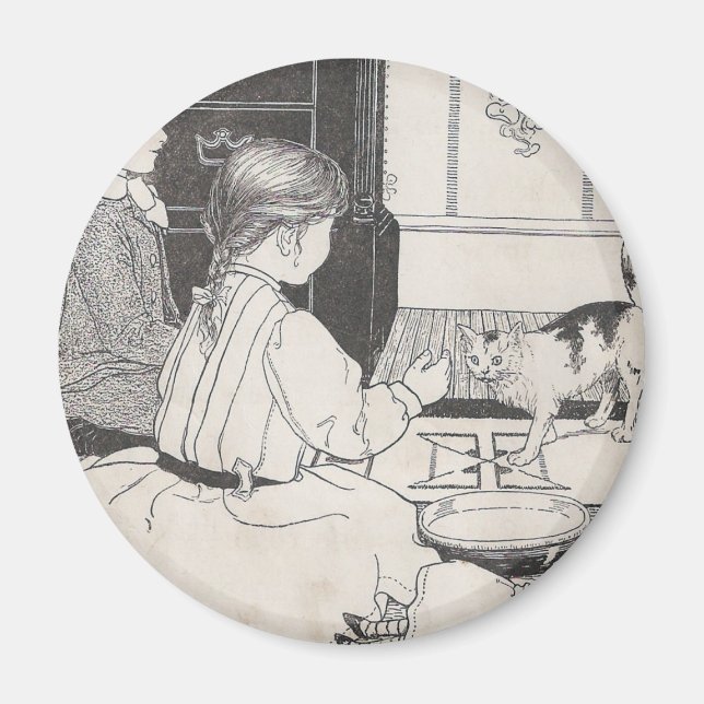 Here Kitty Magnet (Front)