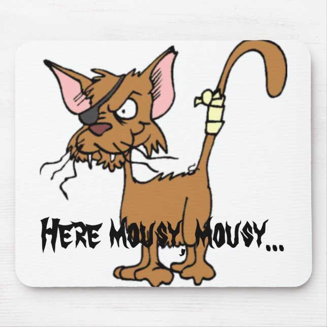 Here mousy.. mouse mat (Front)