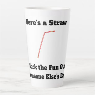 Here’s a Straw Latte Mug