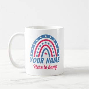 Here to bang coffee mug