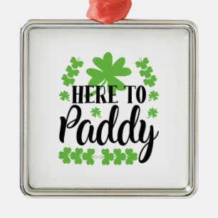 Here To Paddy Metal Tree Decoration