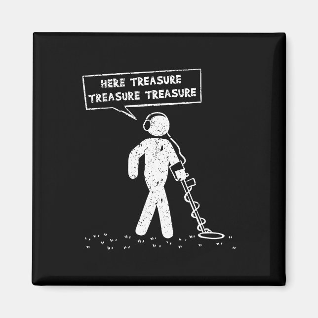 Here Treasure Metal Detector Probe Sundler Sondels Magnet (Front)