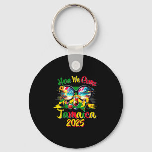 Here We Come 2025 Jamaica Family Vacation Girls Tr Key Ring