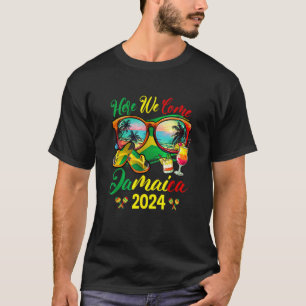 Here We Come Jamaica 2024 Family Vacation Matching T-Shirt
