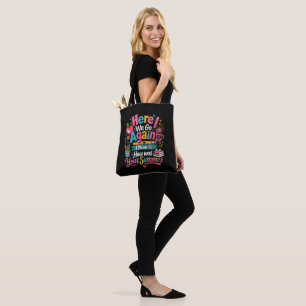 Here We Go Again Funny First Day of School Tote Bag