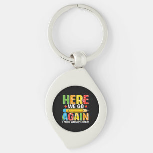 Here We Go Again I Mean Welcome Back Key Ring