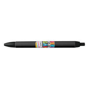 Here We Go Again I Mean Welcome Back to School Fun Black Ink Pen