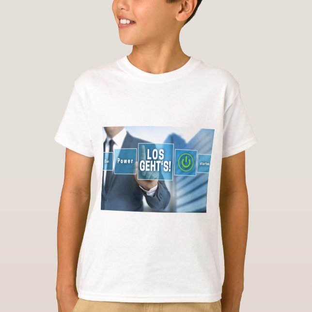 Here we go (german los gehts) touchscreen concept T-Shirt (Front)