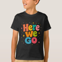 Here We Go Retro Bubble Letters