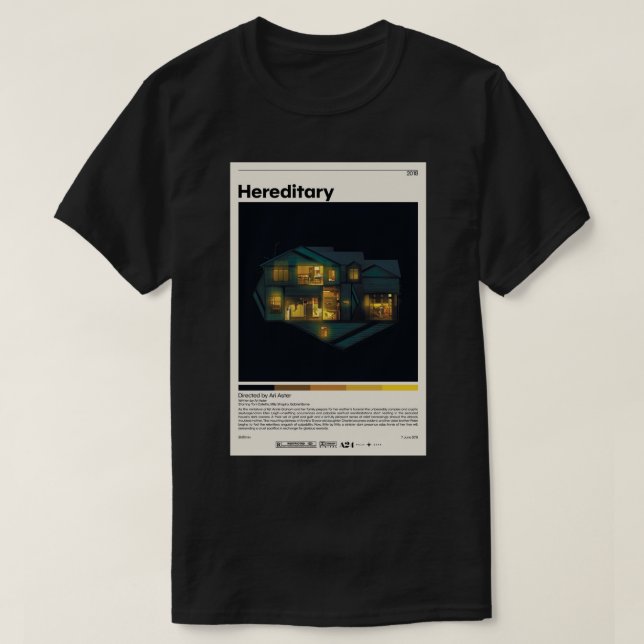Hereditary  Ari Aster, Minimalist Movie Poster, Vi T-Shirt (Design Front)