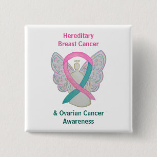 Hereditary Breast & Ovarian Cancer Awareness Pins